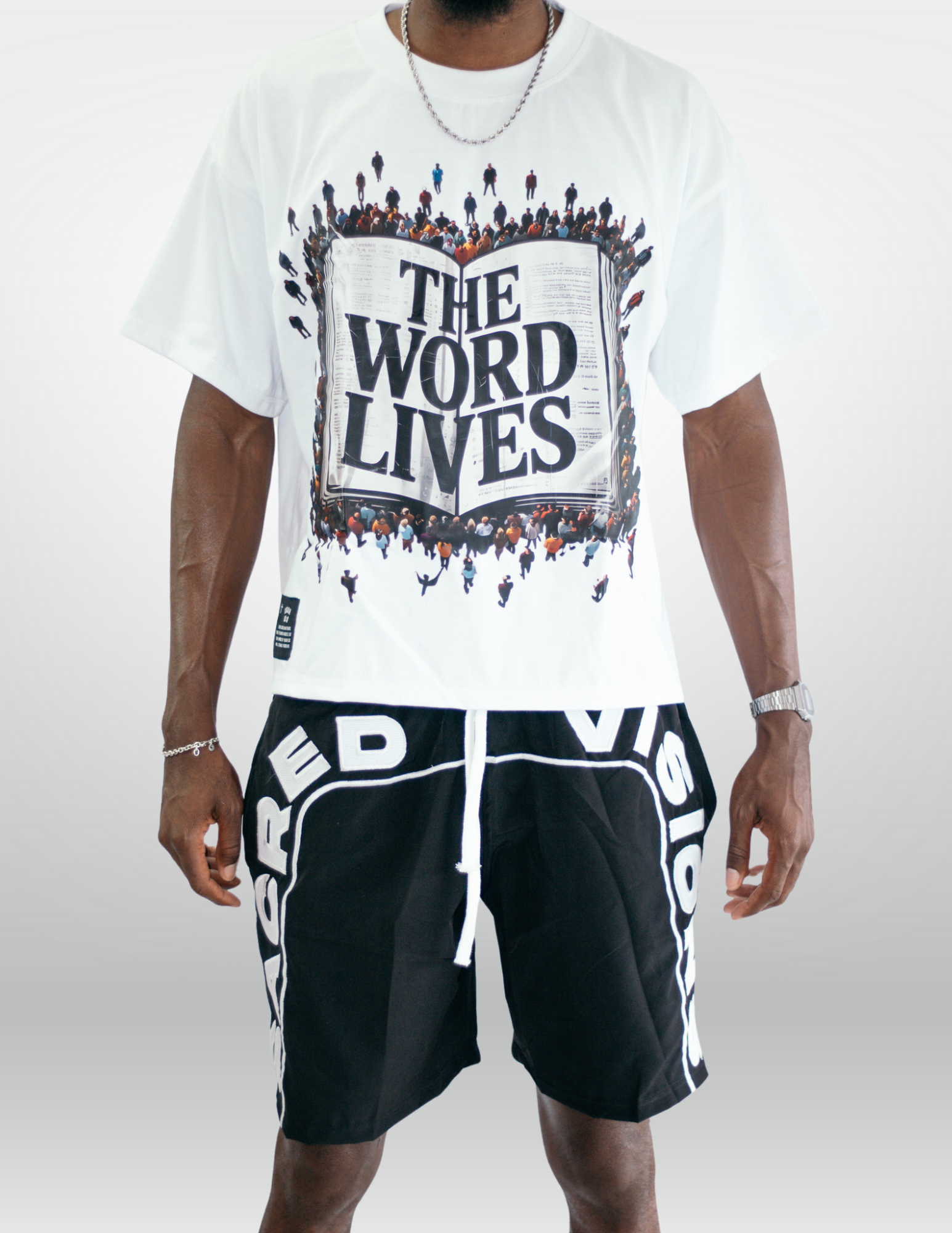 THE WORLD LIVES TEE