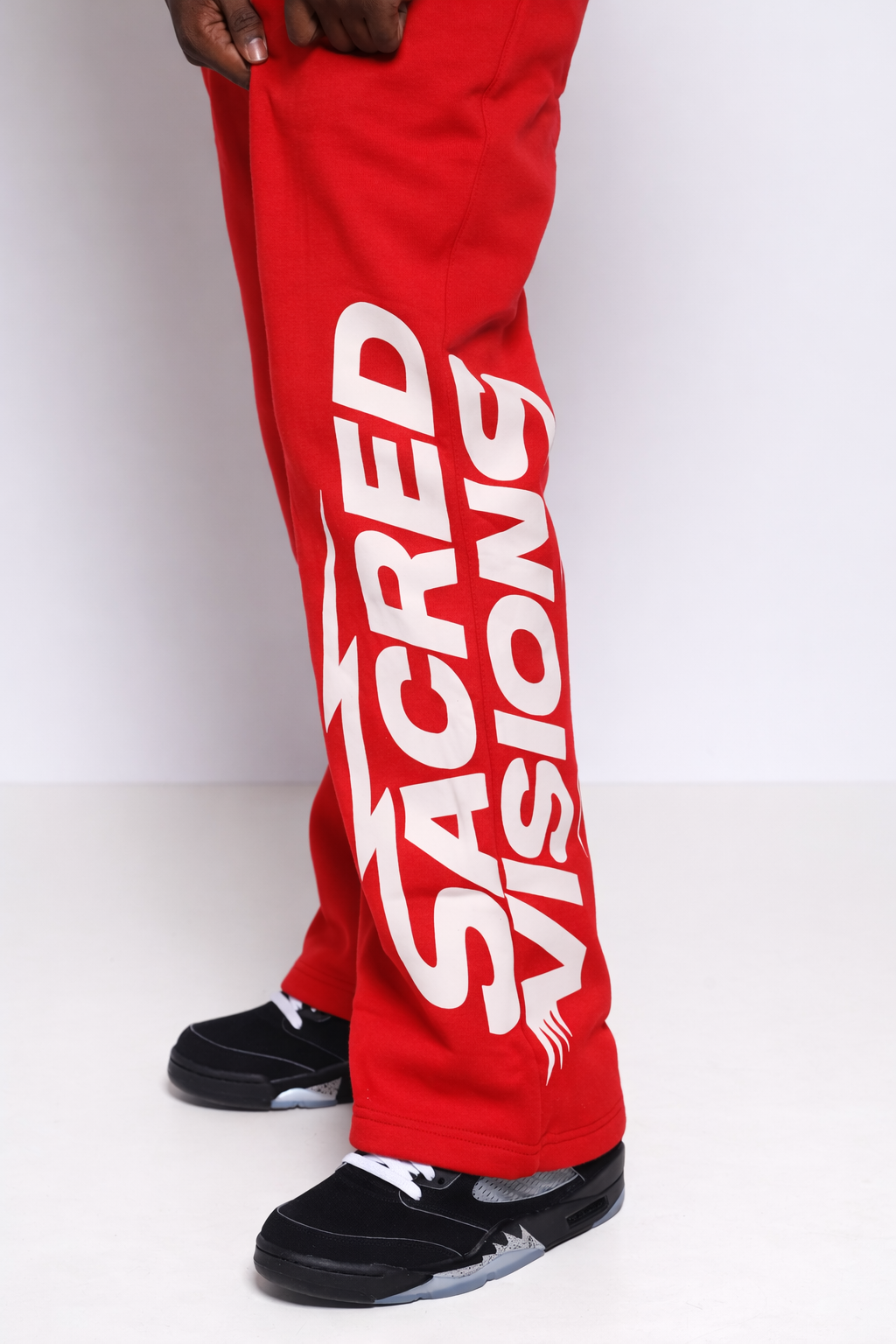 RED FAITH OVER FEAR ZIP UP SET